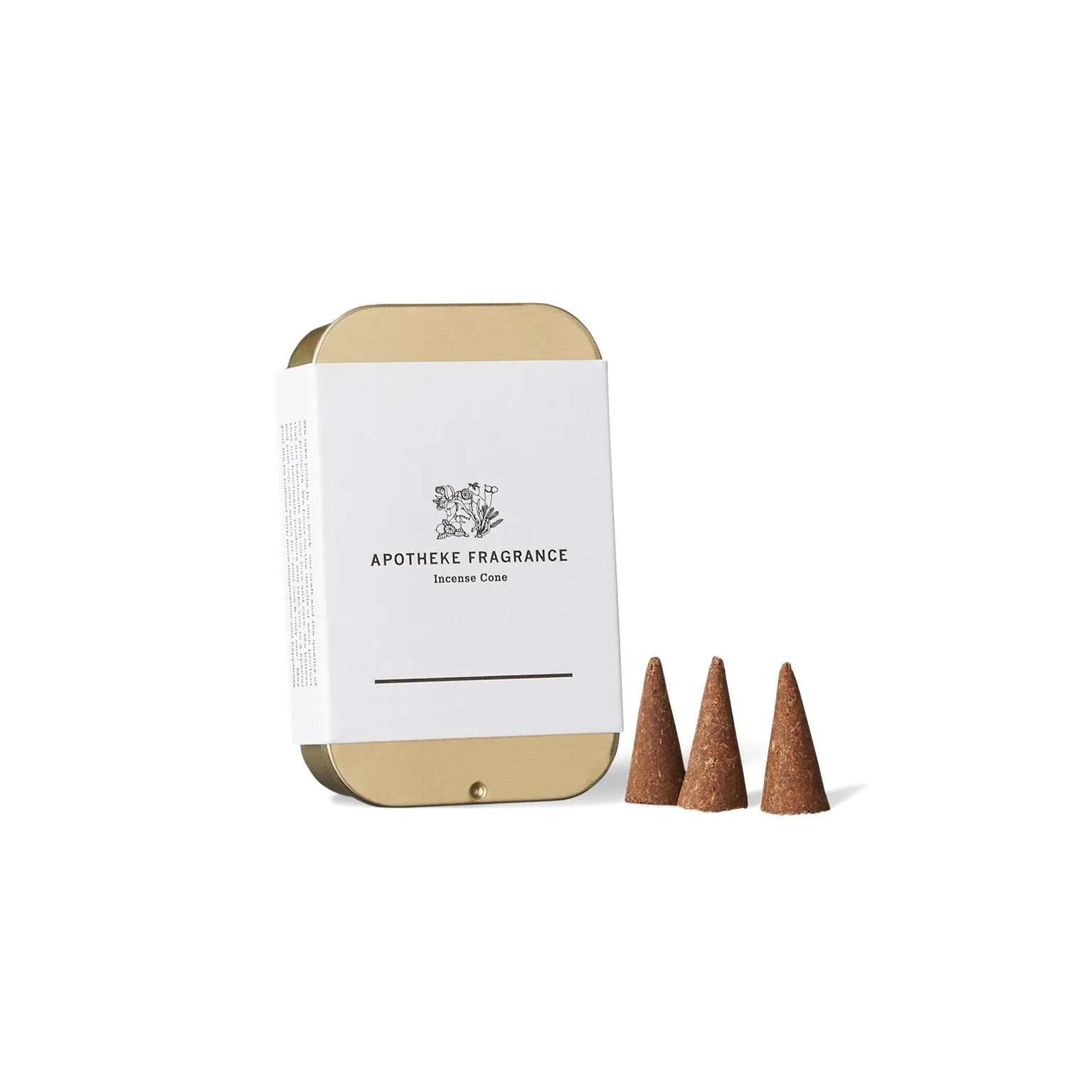 Apotheke Fragrance Incense Cones "Tanner"