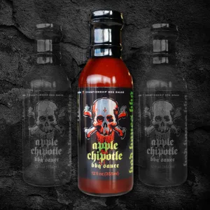 Bad Bones BBQ Apple Chipotle BBQ Sauce 12 oz.