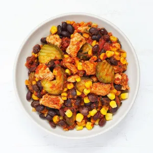 BBQ Chicken with Vegetables & Brown Rice