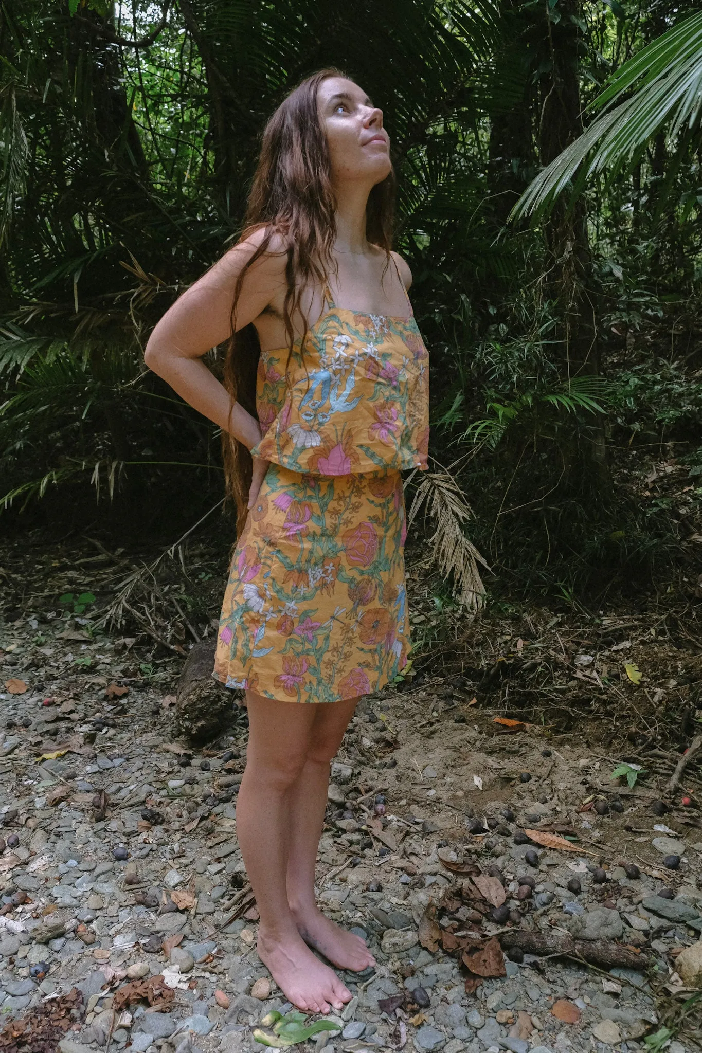 Cami Top - Witch's Garden - Sunny Yellow