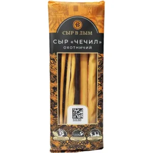 Cheese 50g flow-pack Chechil Hunting smoked Agramanyan A.B. IP RF Russia Cheese in the dry