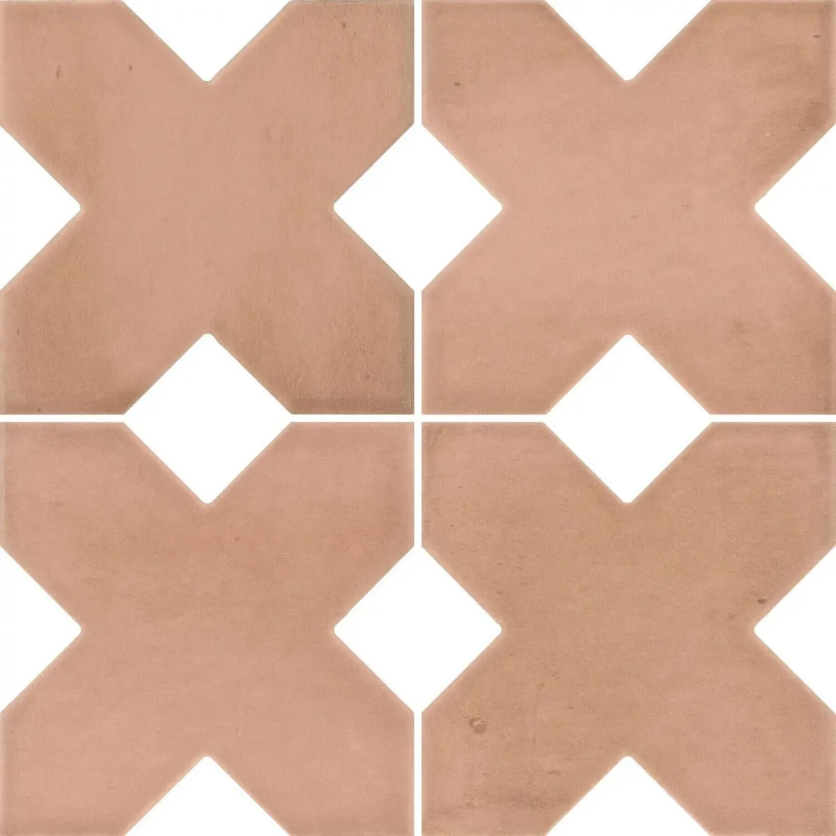 Dohar Cotto Star and Cross Moroccan Porcelain Wall & Floor Tiles