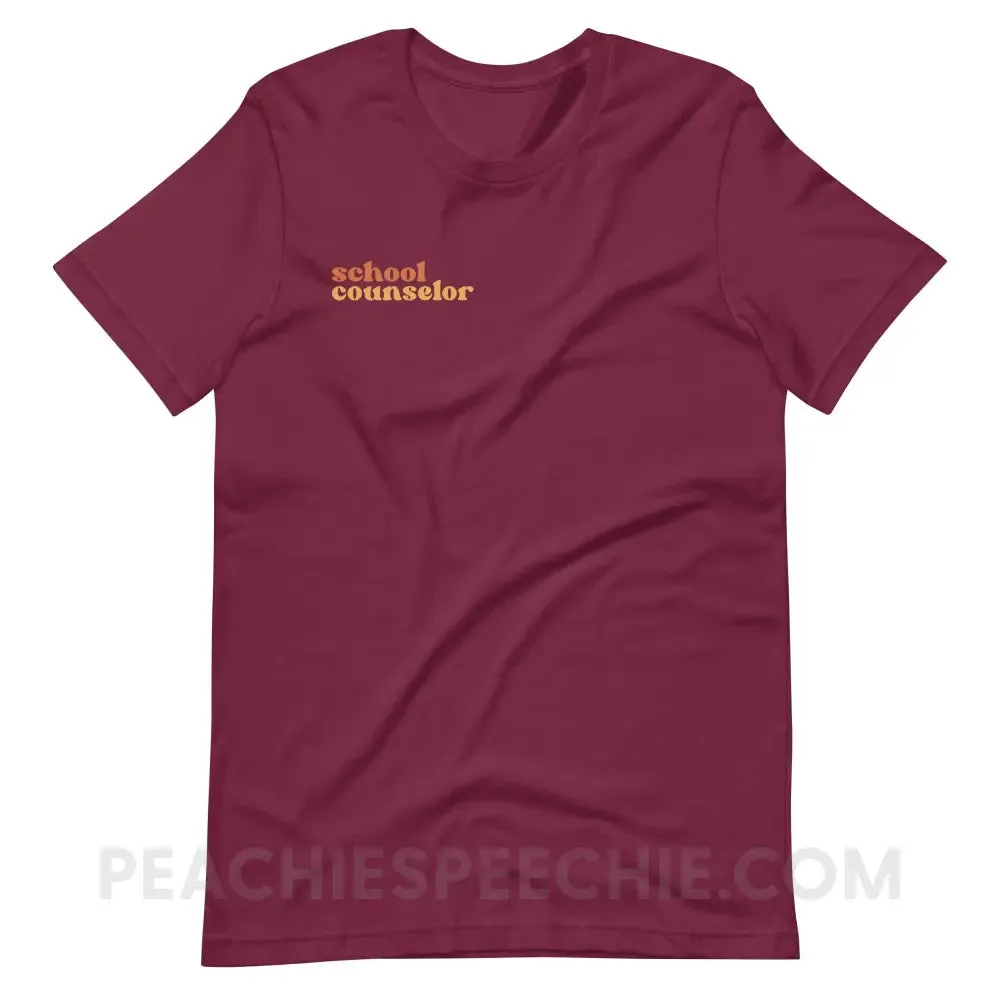 Earthy School Counselor Premium Soft Tee