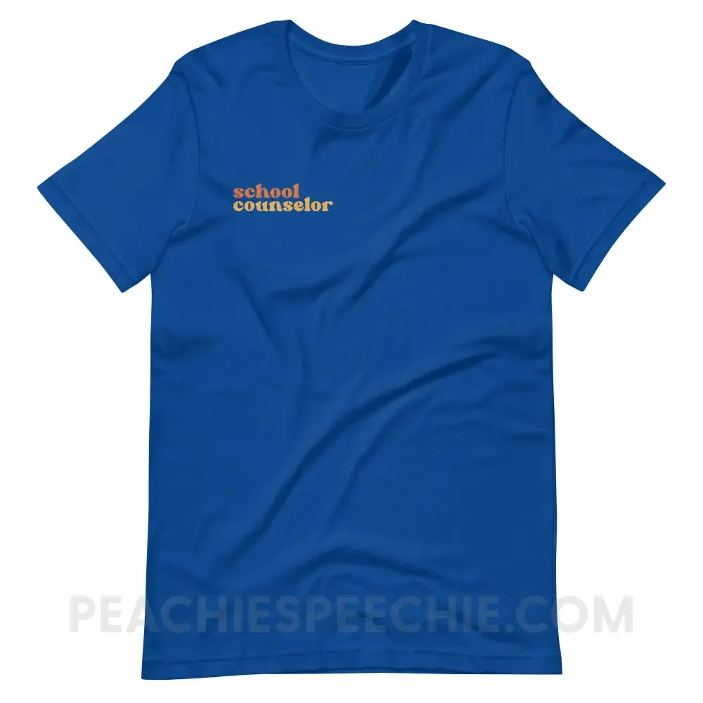 Earthy School Counselor Premium Soft Tee