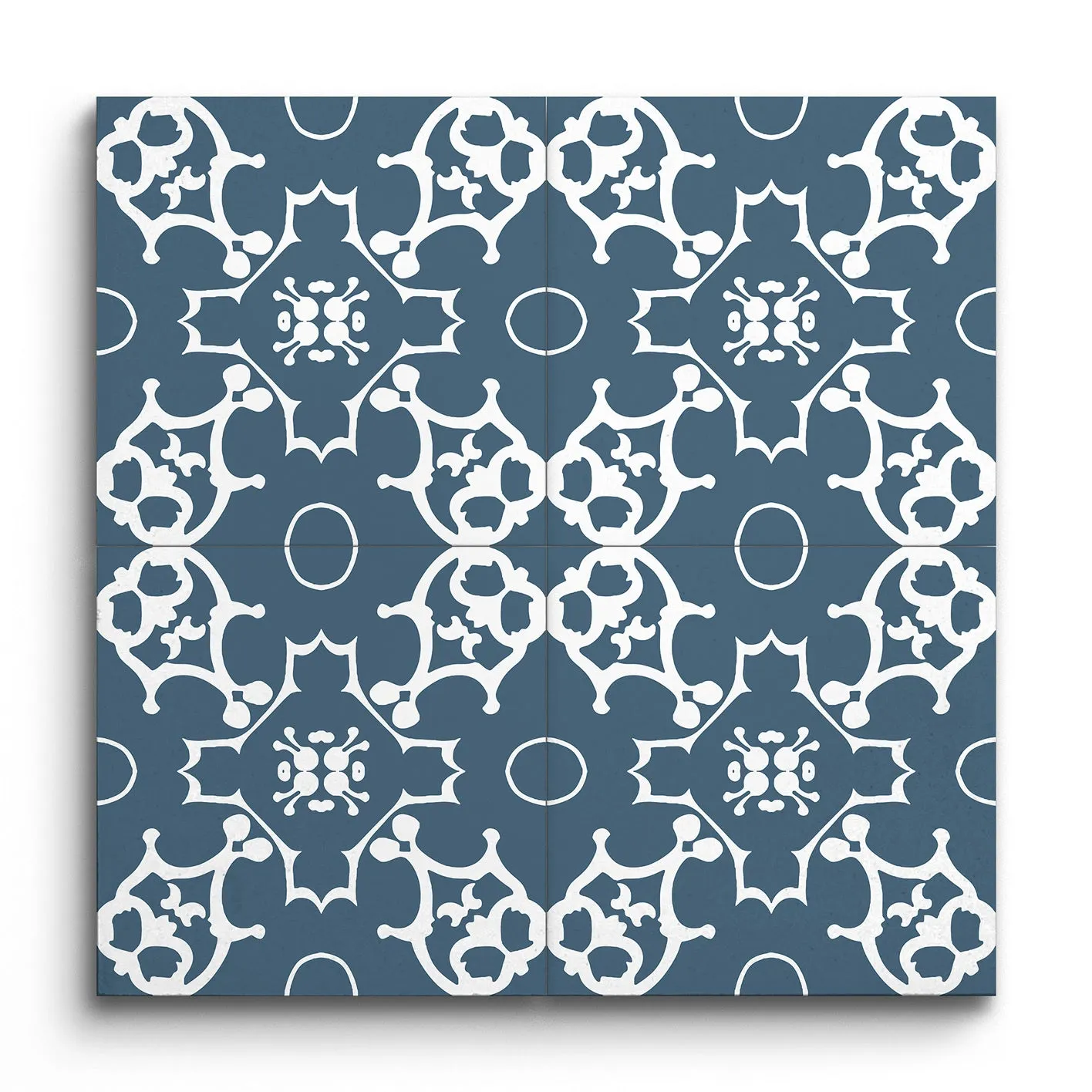 Encaustic Elegance of Mirrored Motifs