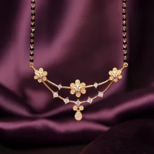 Floral Elegance Mangalsutra | 18K Gold Vermeil