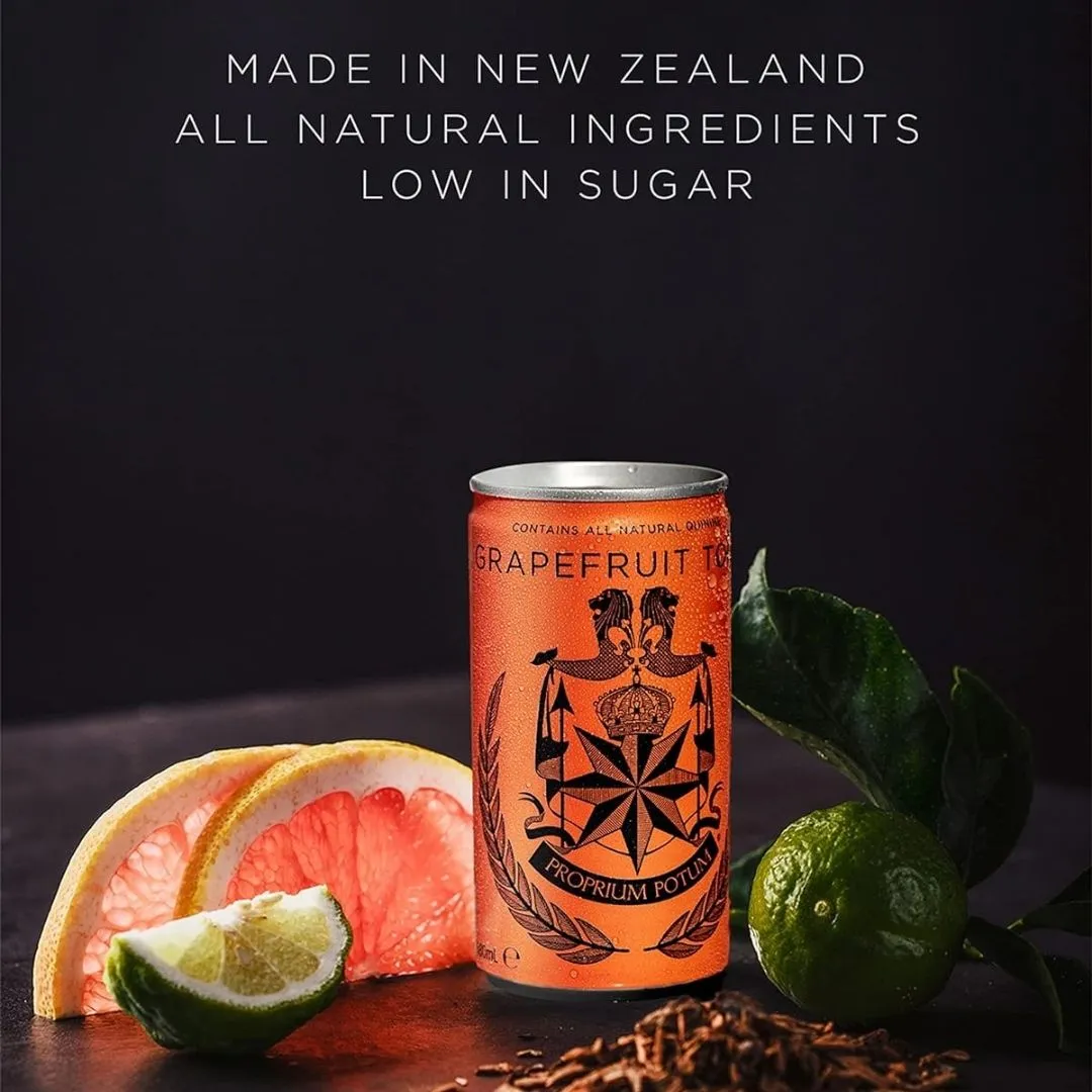 Grapefruit Tonic, 10 x 180mL cans