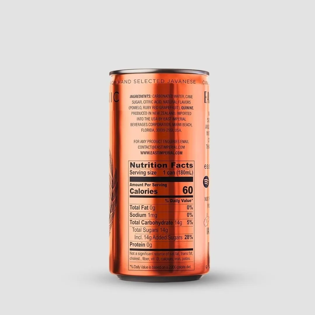 Grapefruit Tonic, 10 x 180mL cans