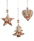 Leather Ornament With Deer Image