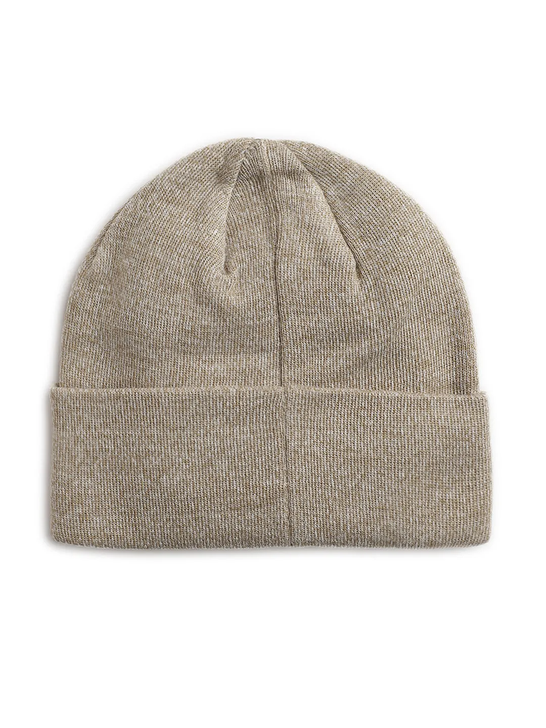 Lindbergh Men Brown Solid Beanie Cap