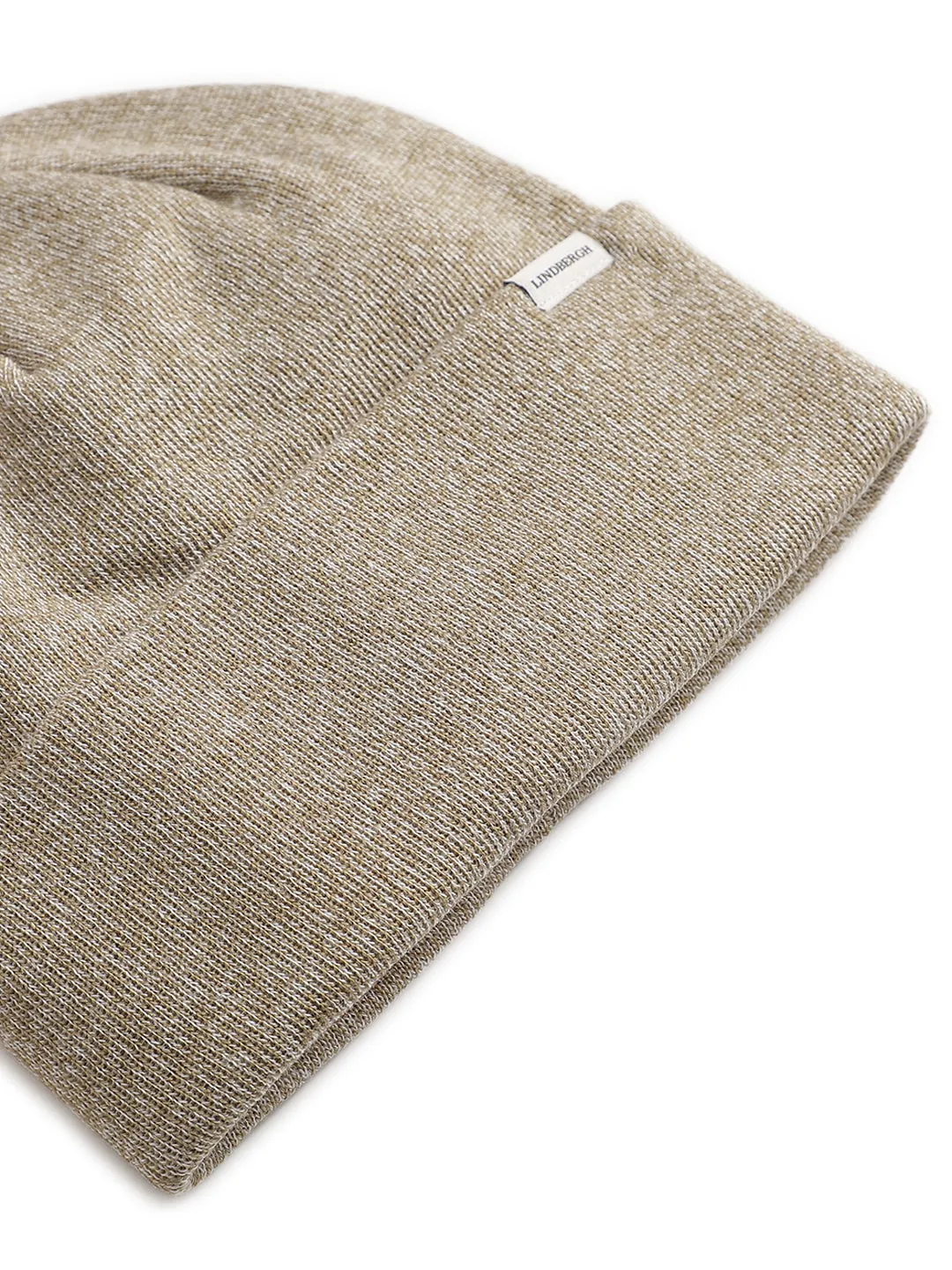 Lindbergh Men Brown Solid Beanie Cap