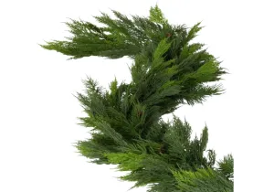 LUSH GREEN CEDAR GARLAND