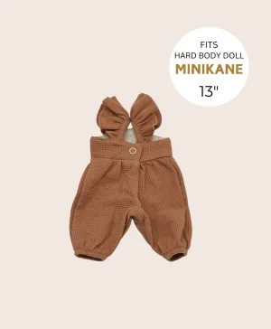 Minikane Doll Clothes | Honeycomb Romper - Brown Sugar
