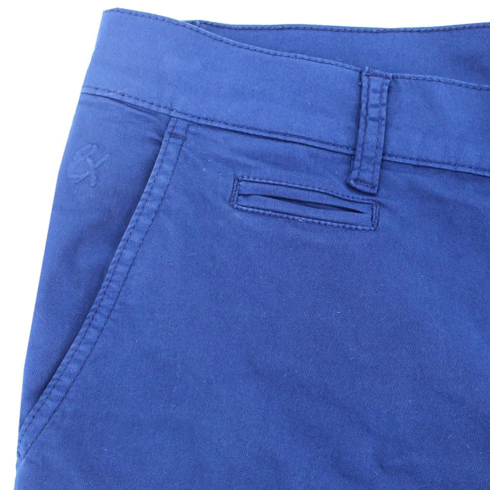 Navy Slim Fit Chino Shorts