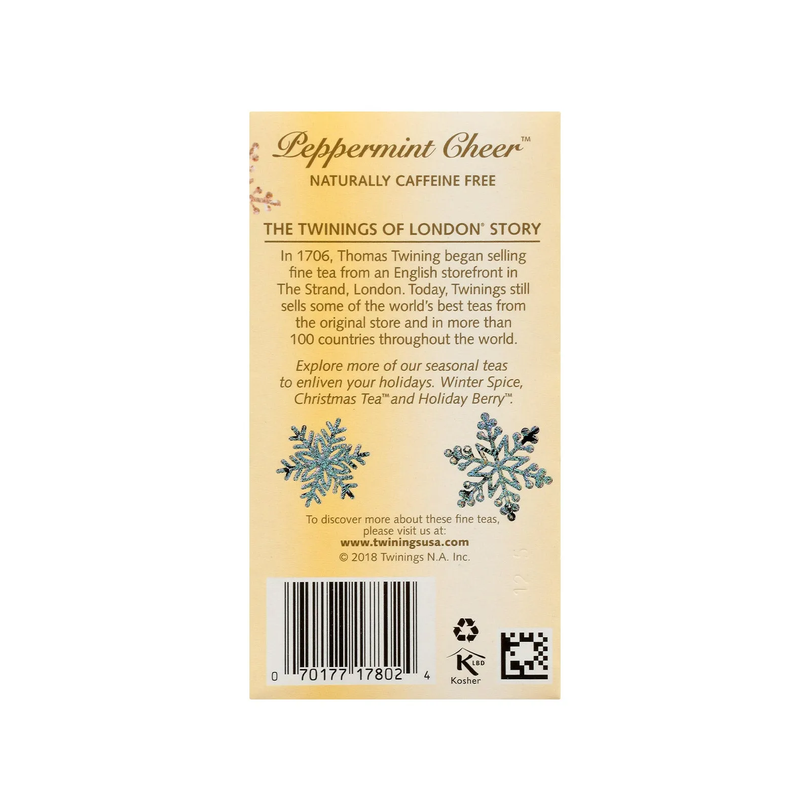 Peppermint Cheer (International Blend) - 20 Envelopes