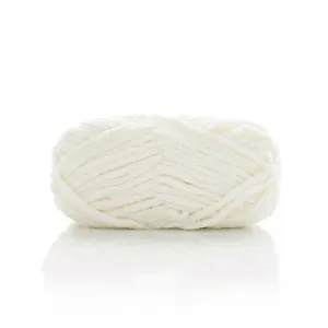 Poppy Crafts Smooth Like Velvet Yarn 100g - Off White