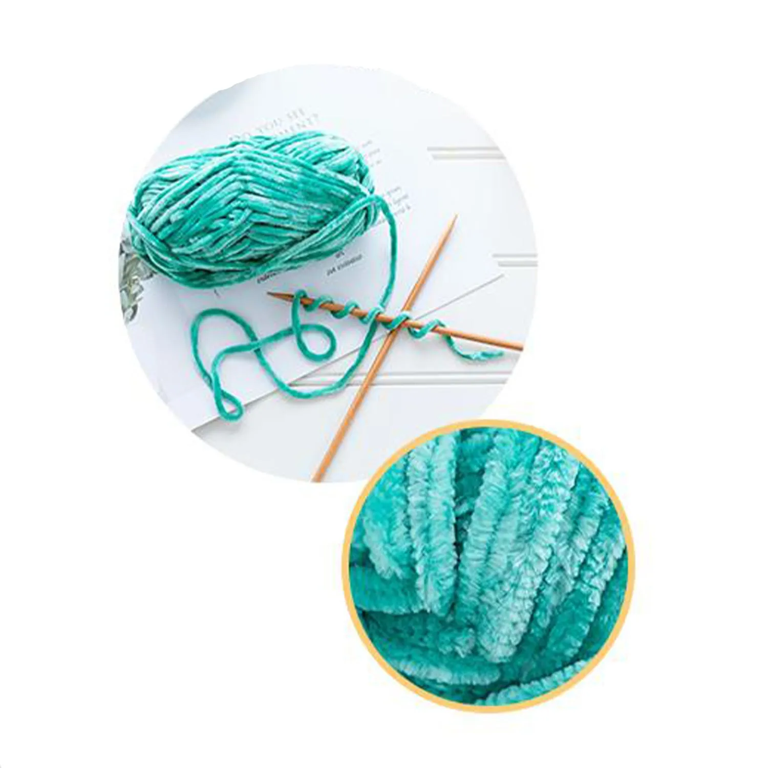 Poppy Crafts Smooth Like Velvet Yarn 100g - Off White