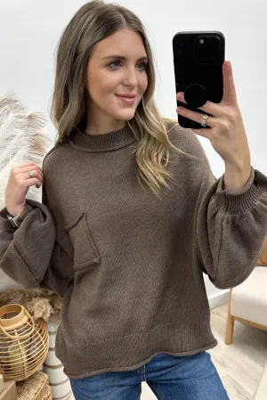 "Careless Whispers" Sweater (Choco Wood)