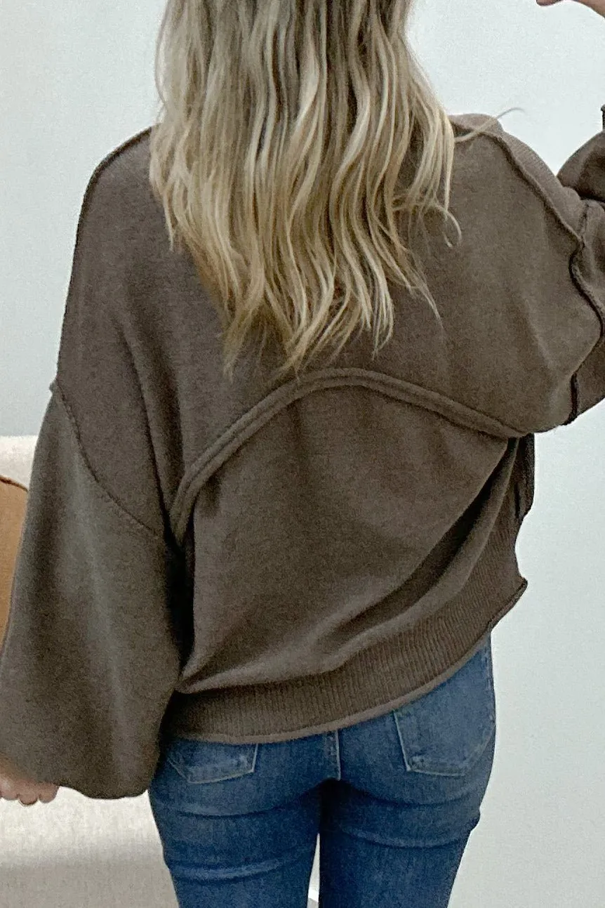 "Careless Whispers" Sweater (Choco Wood)