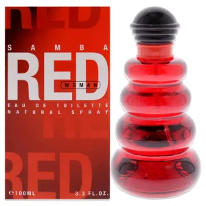 Samba Red By Perfumers Workshop For Women. Eau De Toilette Spray 3.4 Ounces