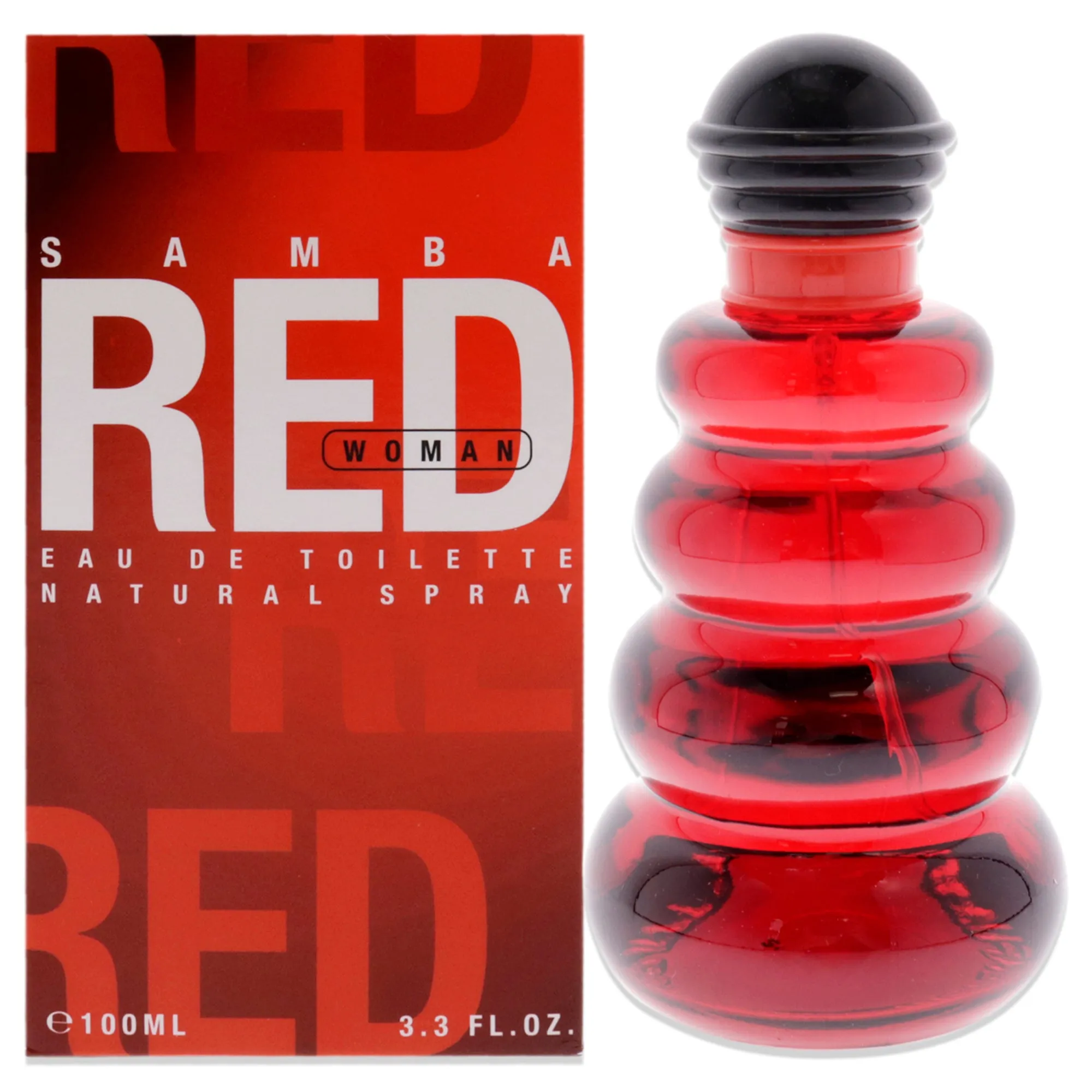 Samba Red By Perfumers Workshop For Women. Eau De Toilette Spray 3.4 Ounces