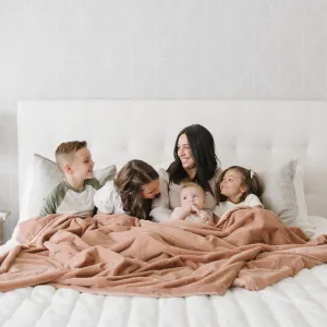 Saranoni Luxury XL Blanket | Rosey Lush ~ Lush