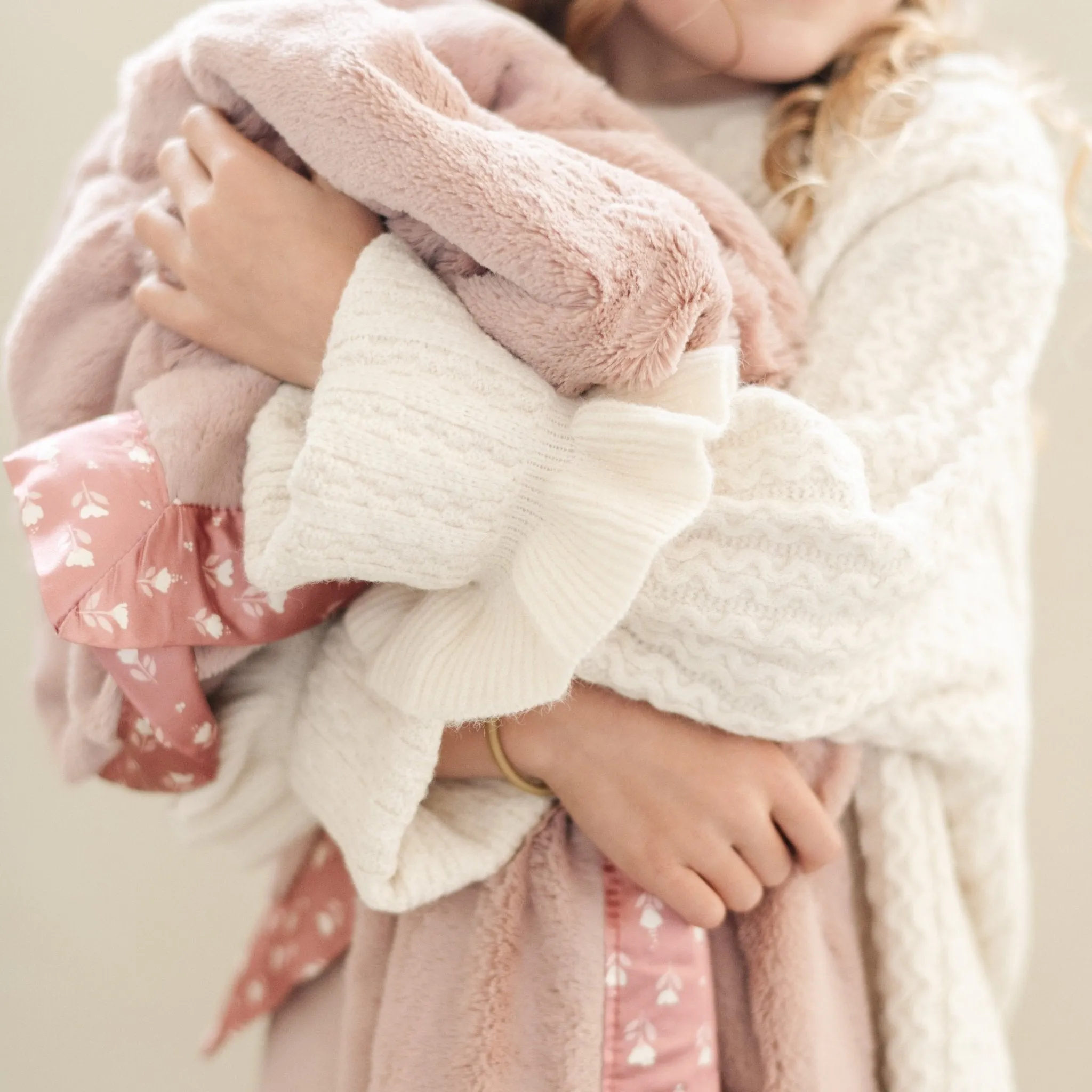 SATIN BACK RECEIVING BLANKETS