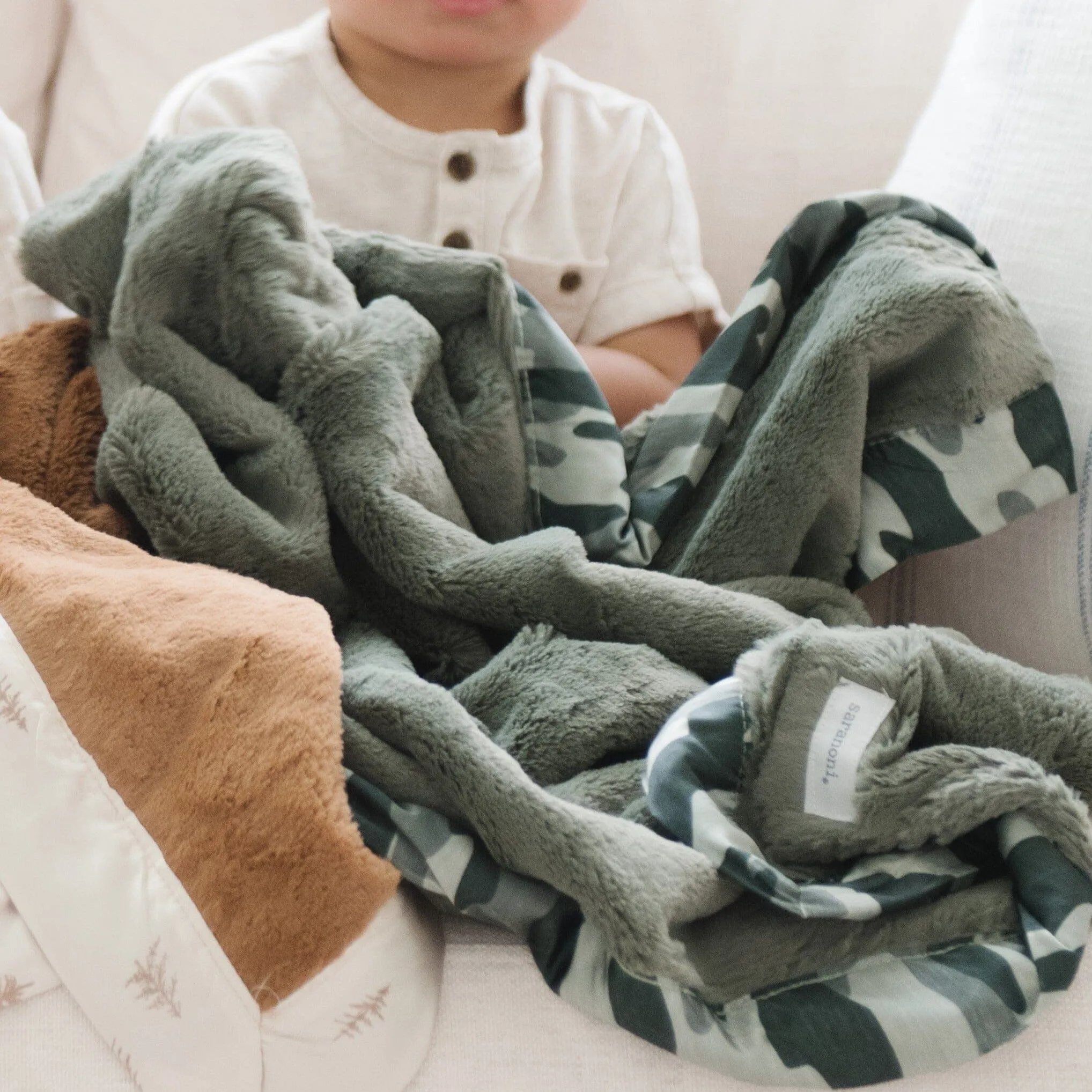 SATIN BACK RECEIVING BLANKETS