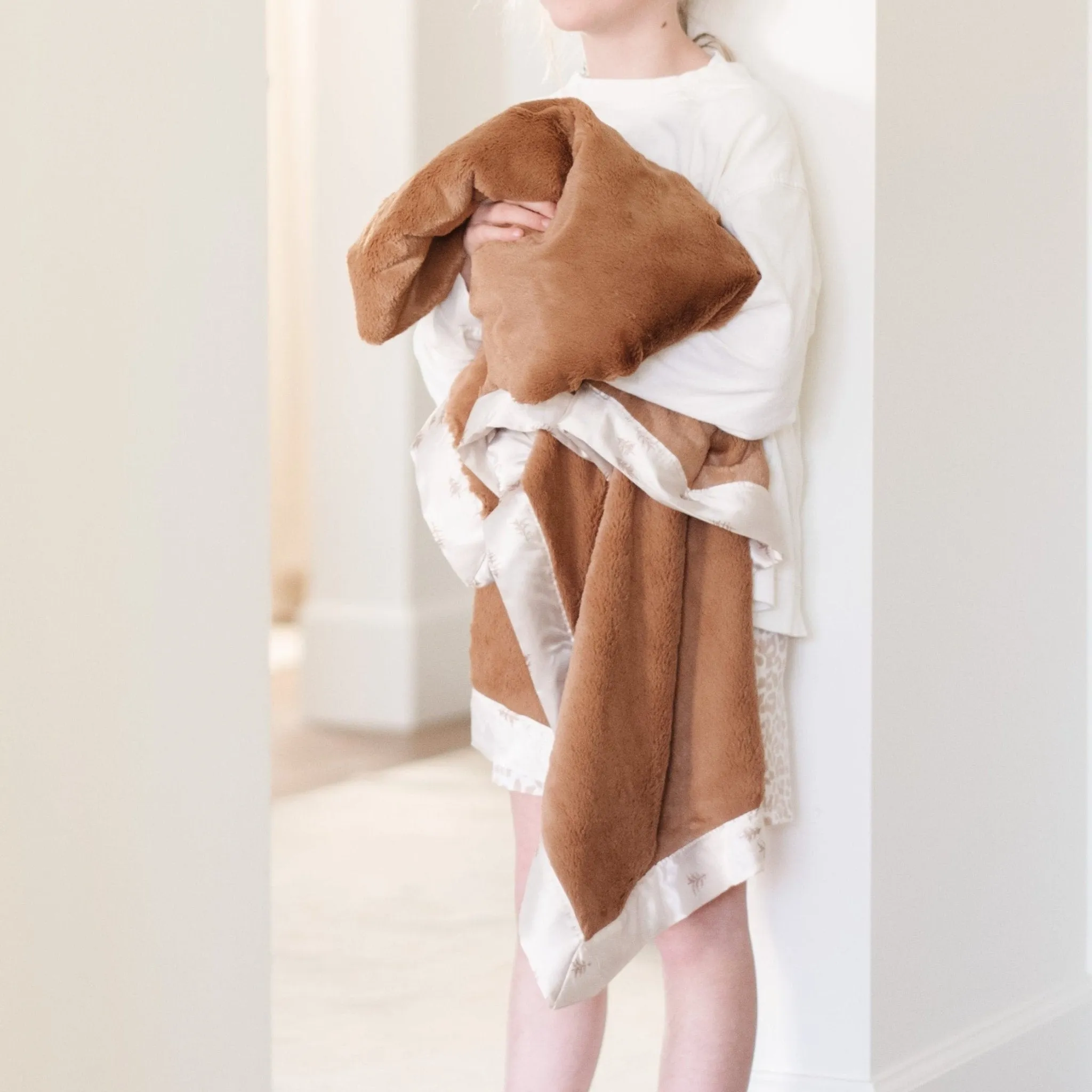 SATIN BACK RECEIVING BLANKETS