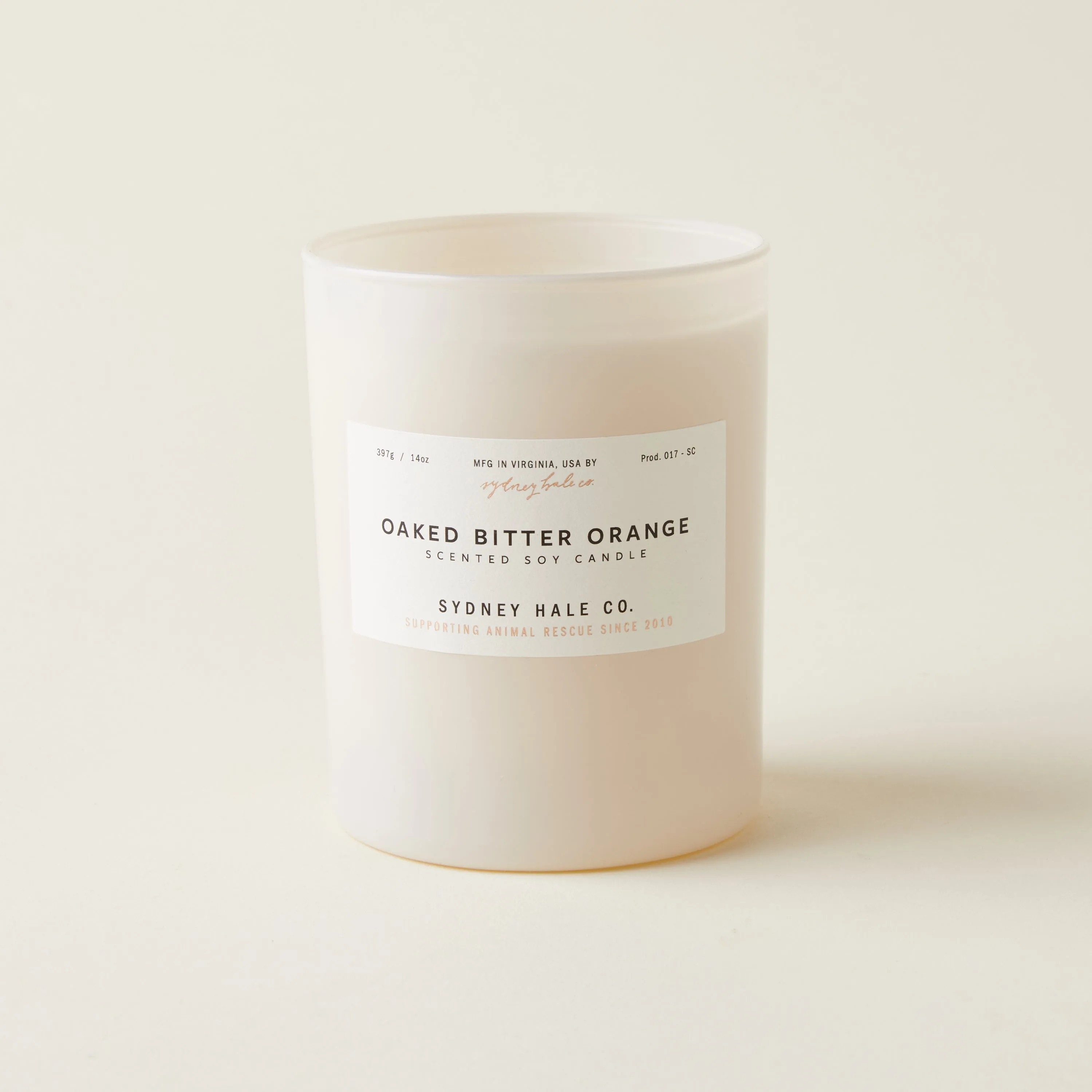 Sydney Hale Oaked Bitter Orange Candle