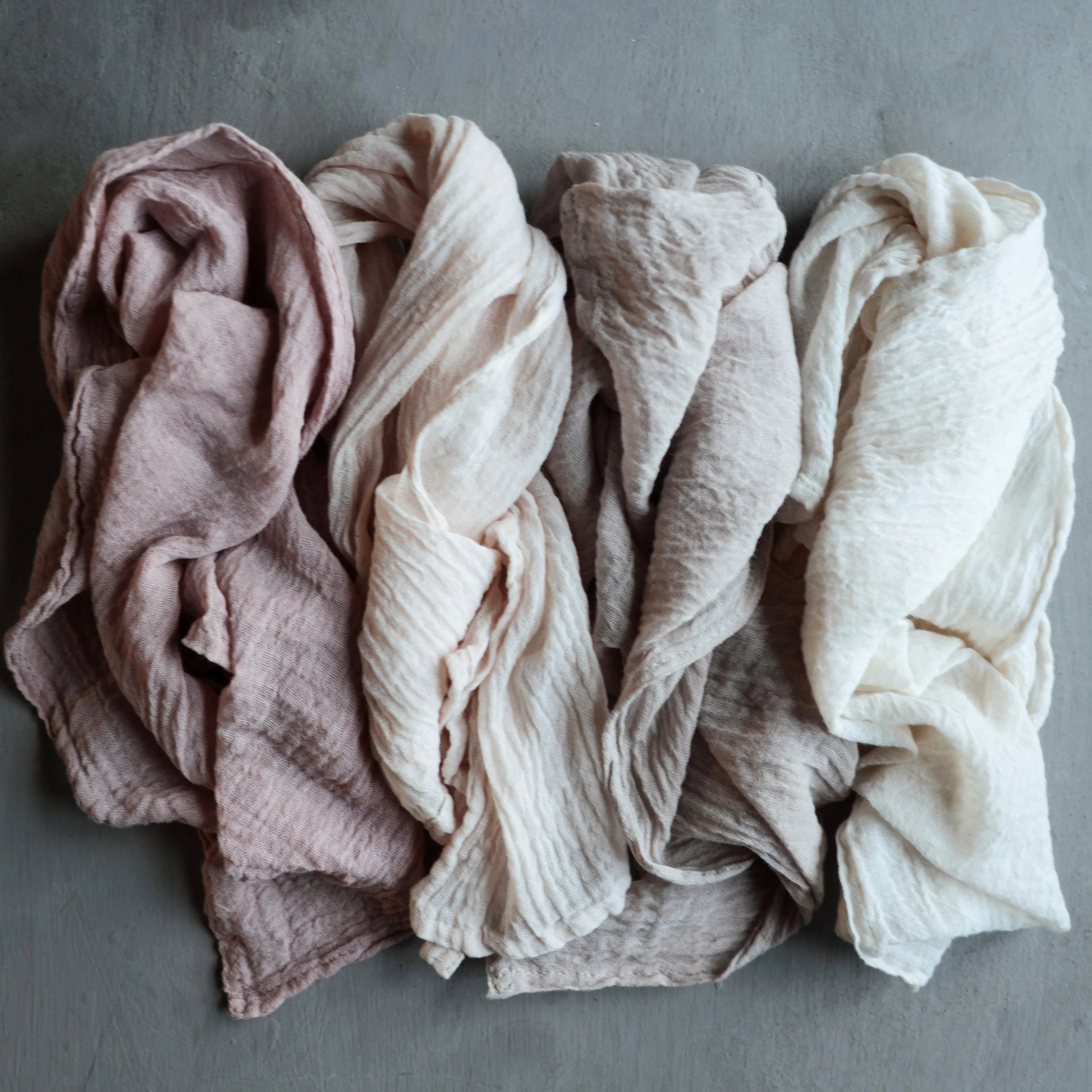 Taupe / Plant Dyed Napkin Sets
