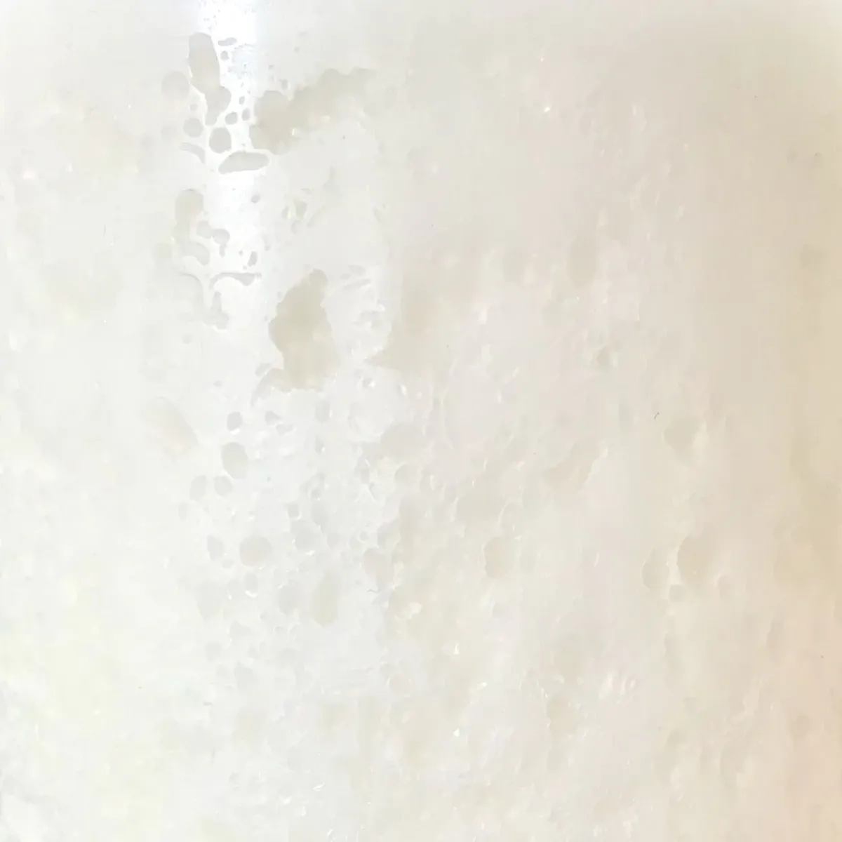 Textured Warm White Candle Large