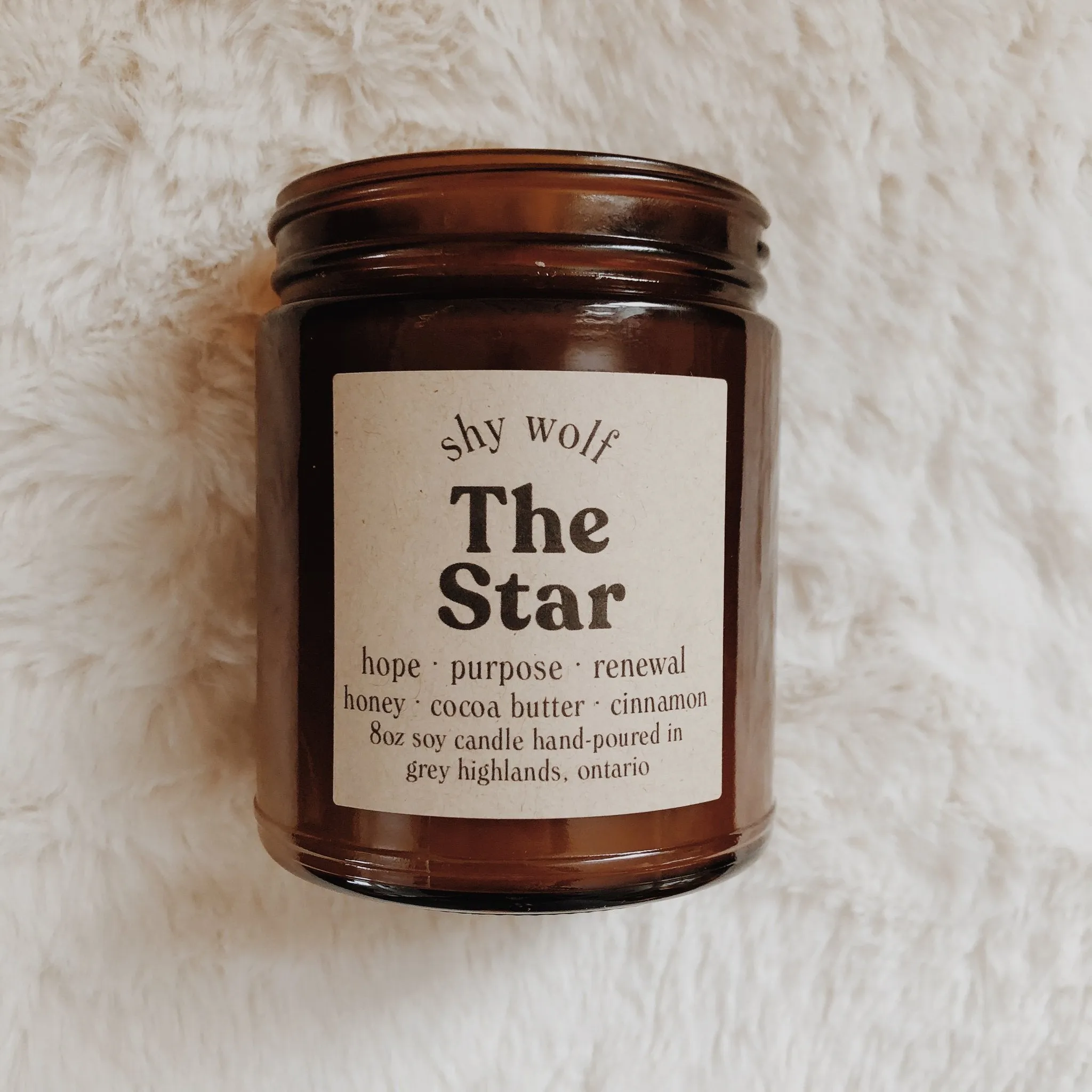 The Star Soy Wax Candle