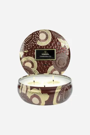 Voluspa Forbidden Fig 3 Wick Tin
