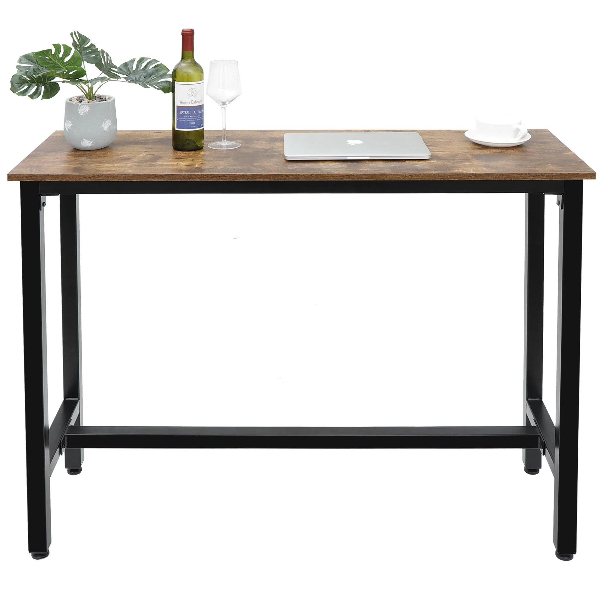 ZENY™ 47.2” Rectangle Narrow Counter Height Dining Coffee Table for Kitchen Dining Room