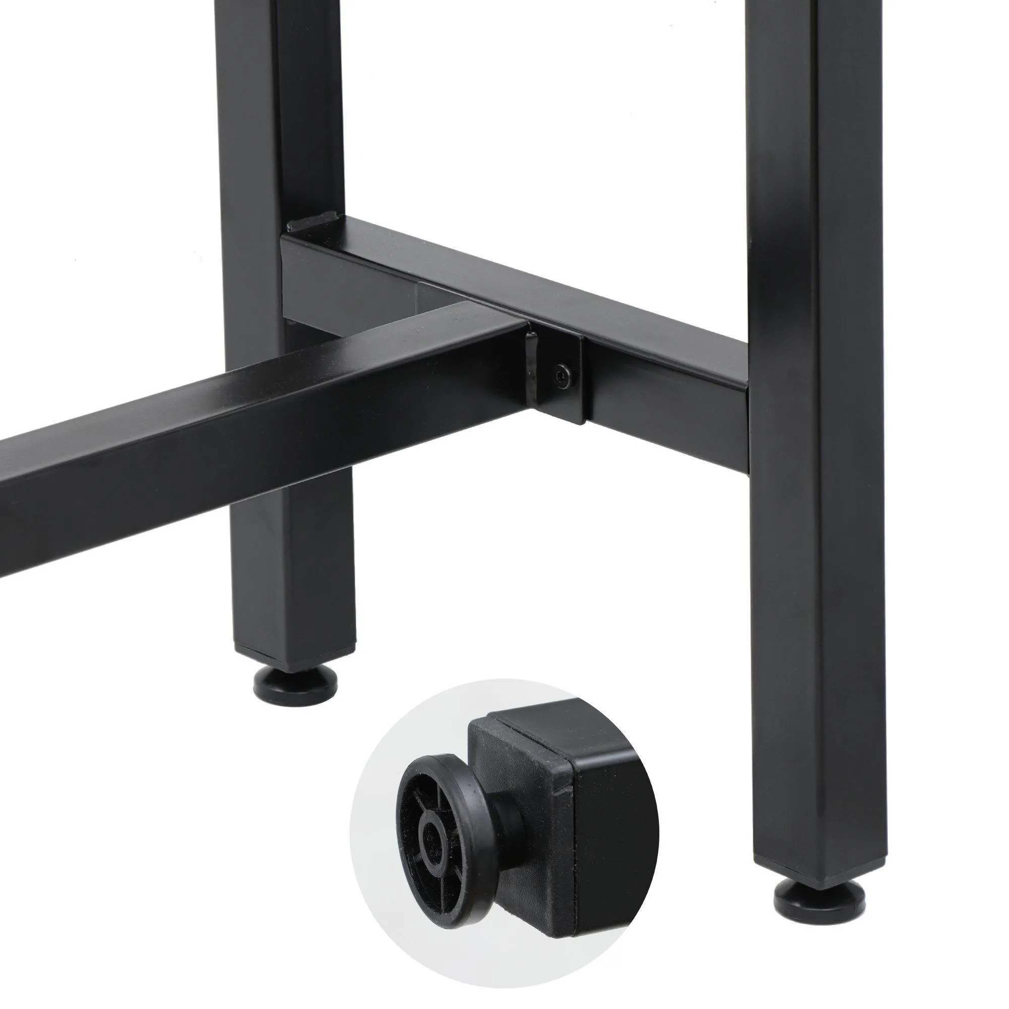 ZENY™ 47.2” Rectangle Narrow Counter Height Dining Coffee Table for Kitchen Dining Room