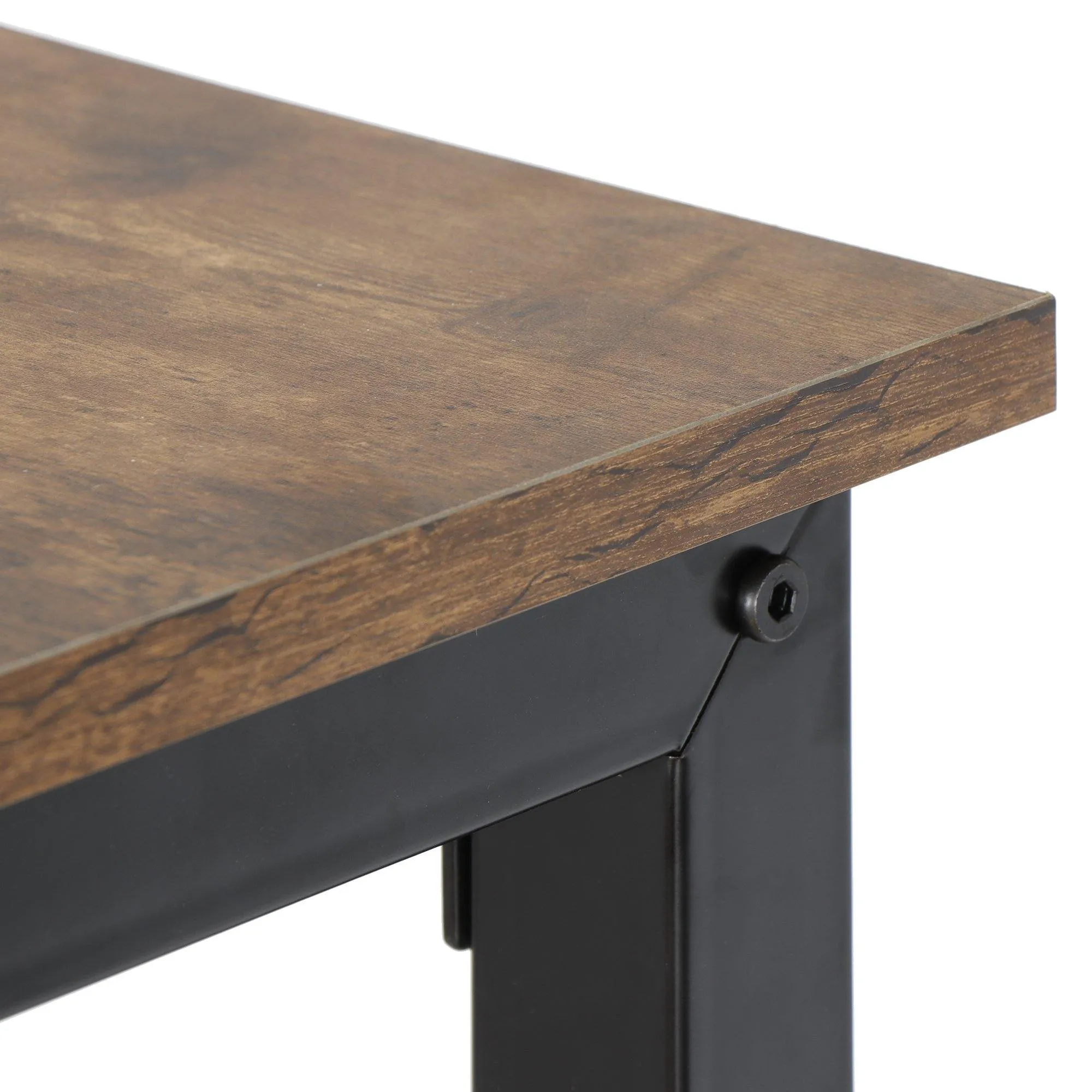 ZENY™ 47.2” Rectangle Narrow Counter Height Dining Coffee Table for Kitchen Dining Room